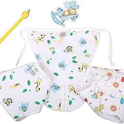 SMILE BABY Washable & Reusable Cloth Langot | Soft, Skin-Friendly & Adjustable for Newborns to Toddlers | Leak-Proof Protection | Breathable Fabric | Ideal for Daily Comfort & Hygiene-(Set Of 3)-28