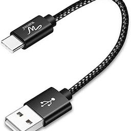 Wayona USB Type C Short 65W/3A Fast Charging Data Cable for Powerbank, Android Auto, Apple CarPlay, Samsung Galaxy S24, S23, S22, S21, S20, iPhone 15, 15 Pro, 15 Pro Max, 15 Plus (0.25M, Black)-10