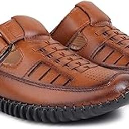 Genuine Leather Formal Sandals for Men – Soft Cushioned Sole with Anti-Skid Grip for All-Day Comfort-image-94
