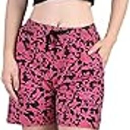 Women's Super 100% Cotton Comfortable Relaxed Fit Printed Shorts| Summer Night Wear for Women| Summer Shorts for Women| Casual Hot Pants |Lounge Shorts | Nightwear Shorts Girls & Women-image-50