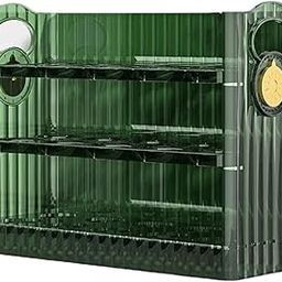Kitchen Fridge Egg Container 3 Layer Egg Fresh Storage Box Sturdy Reusable Green-image-11