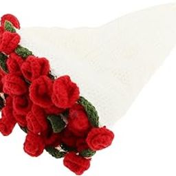 CALANDIS™ Flower Bouquet Blanket Creative Crochet Blanket for Party Housewarming Gifts White | Blankets & Throws | Bedding-image-24