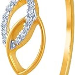 p.c. chandra jewellers 14k (585) Yellow Gold and Diamond Ring for Women-picture-11