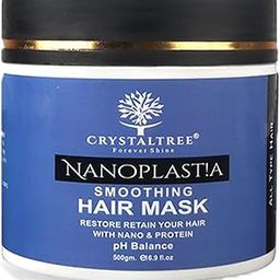 CrystalTree Nanoplastia Smoothing Hair Mask - Deep Conditioning Treatment for Frizz-Free, Silky Hair - Nano & Protein Formula-image-64
