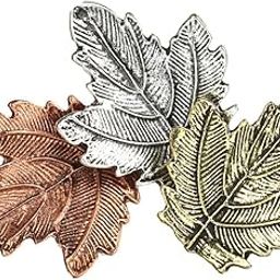 Jewellery Latest Stylish Crystal Unisex Leaf Brooch for Women/Girls/Men (Silver)-image-56