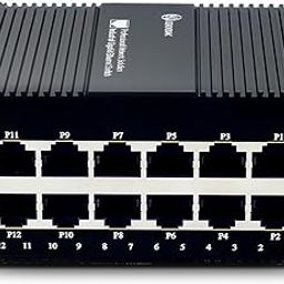 12 Ports Gigabit Mini Ethernet Switch Unmanaged Energy Efficient Network Switch Traffic Optimization Ethernet Splitter IP40 Sturdy Metal Wall-Mount 20Gbps Backplane Bandwidth-picture-17