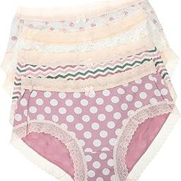 4pcs Printed Breathable Briefs Bikinis Womens Women's Womens Underwear Womens Underwear Lady Briefs Smooth Miss Nylon Panty Bag-image-1