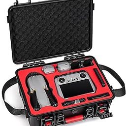 Careflection Plastic Air 3 Hard Case Waterproof Carrying Case For Dji Air 3 Fly More Combo With Dji Rc 2/Rc-N2 Controller, Drone Accessories, Black-26