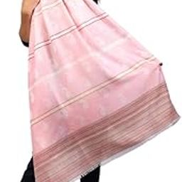 Women's Shawl, Self Wool Rich Shawl, Kashmir Shawl, Subtle Colors With Zari, Soft Wool Shawl For Women-image-64