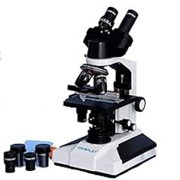 DROPLET Binocular Compund Microscope with Seprate Fine Focusing Nobe for Doctor Pathology Lab, School, College-3