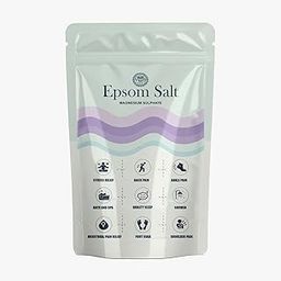 Epsom Bath Salt Crystal 100% pure Magnesium Sulphate | Body & Foot Spa | For Bath,Muscle Relief, Relieves Aches & Pain - 1KG-image-58