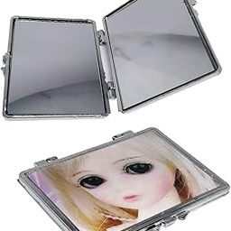 AK Store 3D Blinking Eyes Doll Design Folding Pocket Mirror for Girls and Women, Hand Bag Compact Mirror for Makeup Cosmetic Travel (2)-picture-38