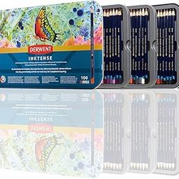 Derwent Inktense Pencils Art Set, 100 Permanent Watercolour Pencils Set in Tin, Premium Coloured Pencils for Adults, Water-Soluble Indelible Pencil Collection, 4mm Core, Professional Quality (2306130)-image-51