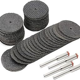 DIY Crafts Pack Of 50 Pcs, Multi, 2 Pcs Mandrel/Connecting Shank, Fiberglass Tool Abrasive Cutting Disc Cut Off Whe(Pack Of 50 Pcs, Multi, 2 Pcs Mandrel/Connecting Shank)-25