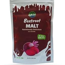 Beetroot Malt Natural Drink Mix | 250 Gm Pack | Beetroot Almonds pistachio & Cashews | Hot & Cold Mix | No Preservatives, No White Sugar-image-69