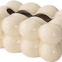 HEAVENGLOW Egg Shaped Tissue Boxes Holder Storage Box Ceramic Chic for Hotel Room Decor White-image-69
