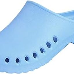 Clogs Work Slipper Nursing Beach Sandals Women Nurse Shoes Light Blue 39 40-picture-20