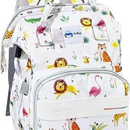 FunBlast Mother Bag, Travel Mommy Diaper Bag, Multi-Function Diaper Bag Backpack Large Capacity Diaper Bag, Stylish Baby’s Diaper Bags for Mothers with Multiple Pockets for Baby-16