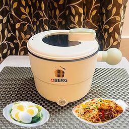 Berg Multipurpose Electric Kettle with Ceramic Coating 1.2L|Boil, Steam, Fry, Saute|Multi Cooker kettle for Water,Milk,Egg, Tea,Soup,Coffee, Babyfood, Hostel,Travelling,600W,1Year Waranty-image-11