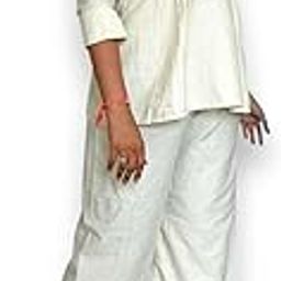 Women's Cotton Co-Ord Set Stylish Western Plain 3/4 Sleeves Top-Bottom Set, Casual Summer, Office, Wedding, Travel Co- Ord Set for Ladies-image-1