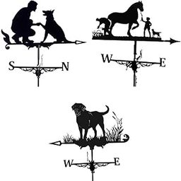 MERISHOPP 3X Weather Vane Farm Bracket Weathervane Farmhouse Durable Scene|Home & Garden|Yard, Garden & Outdoor Living|Garden D?©cor|Weathervanes-image-79