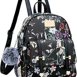 Stylish Pompom Printed Multicolor Backpack for Women | Backpack For Girls | Gift For Girls | Rakhi Gift For Sister-image-80