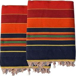 AYUS Solapuri Cotton Carpet (Multicolour, 88 Inch X 58 Inch) - Pack of 2-29