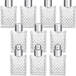 Hunky Dory 6pcs 100ml Empty Clear Glass Delicated Perfume Decant Spray Bottles with Metally Pump and Royal Cap For DIY Perfume, Essential Oils, Rose Water, Travel Use-image-10