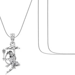 akshat sapphire Sterling Silver (92.5% purity) God Hanuman Chain Pendant (Pendant with Chain-22 inches) for Men Pure Silver Lord Bajrang Bali Chain Locket for Good Health & Wealth-picture-11