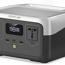 EF ECOFLOW 500W Portable Power Station RIVER 2, 256Wh LiFePO4 Battery, 10 Year Life, 0% - 100% Charge in 60 mins, 230V - 50Hz India Voltage, Power 6 Appliances at once, For Outdoor Use & Home Backup-picture-32