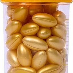 CARAPACE Vitamin E Capsules for Hair and Skin, Hair Serum for Hair Fall, Damage Repair (60 Capsules)-picture-1
