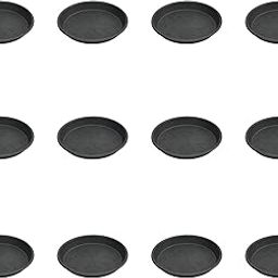Ugaoo UV Treated Gardening Plastic Tray (Plate/Saucer) for Pots - 12 inch, Black Color, Set of 12 | Tray for Plants Pot for Indoor Home Decor & Outdoor Garden & Balcony-image-92