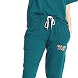 Night Suit for Women's Typography Printed Cotton Night Dress of Top and Joggers-image-26