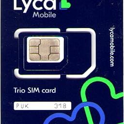 LycaMobile USA SIM Unlmt Calling to India/USA + 12GB Data Student Plan for USA Only (Will not Work in India) (90 Days)-30