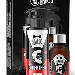 BEARDO Godfather Combo Beard Oil and Beard Wash For Men | Nourishment Cleanses | Purifying & Hydrating Skin Cleaner With Avocado, Argan Oil | Shiny Patchy & Fast Beard Growth-32