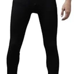Men's Slim Fit Thermal Bottom Winter Lower/Legging Body Warmer (FCLB01_Black_S)-image-79