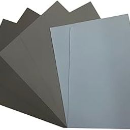 Color Zebra® Waterproof Sand Paper Grit 1000/2000 / 3000 (Pack of 6) 2 sheet of each Grit. For Polish and Buffing Latex Silicon Carbide Sand Paper Emery Paper Abrasive Sheet.-11