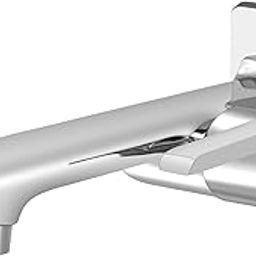 Rocio Wall-Mounted Bathroom Tap, Modern Chrome Finish, Single Lever Design-image-35