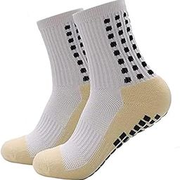 Hi-Tech Performance Athletic Socks for Men Women, Rubber Anti-Slip and Thicken Cushion Sport Socks Ankle Length Socks for Badminton Soccer Running Gym & Indoor Training-image-51