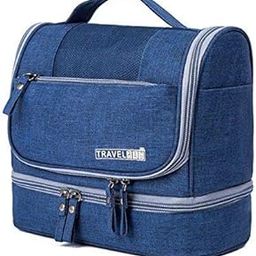 Polyester Travel Pouch Toiletry Cosmetic Makeup Organizer Bag (MSH0015M – Navy Blue)-image-33