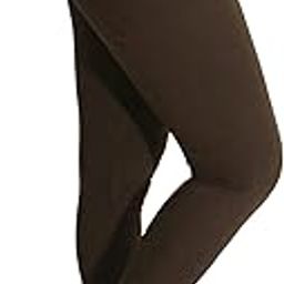 Women's Straight Fit Ankle Leggings Fitted Leggings Elegant Solid Pants | Comfortable & Breathable Fabric | Brown | 42-image-40