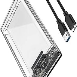 USB 3.0 Laptop Casing 2.5 Inch HDD/SSD Enclosure Case Cover SATA to External Hard Drive Enclosure Case for Laptop Hard Disks-13
