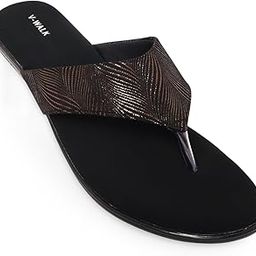 Women's Ethnic & Casual Flat Sandals | College, Work, Smart-Casuals, Ethnic, Festive Occasions, Shopping, Outdoor Sandals for Women | Big Size Only-image-65