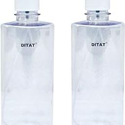 DITAT 500ml Refillable Spray Bottle With Dust Cap For Fine Mist Beauty Travel Mini Transparent Spray Bottle (Pack of 2)-50