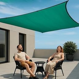 RUDRISHA UV Stabilized Agro Green House Net Garden Shade 10 x 12 Feet, Balcony Agriculture Shadnet Netting House Multipurpose (Green)-18
