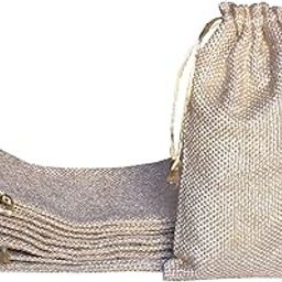 women's Jute potli plain offwhite color drawstring closure (Size: 18 cm x 13cm) potli bag/gift bag/handbag/pouches/wrist bag/for return gifts-image-89