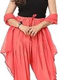 Women's Cotton Solid Patiala Salwar with Dupatta Combo Set (Free Size)-picture-5