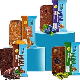 Beyond Food Mini Energy Bars (Pack of 9, 135 Kcal Each) | 3.5g Protein | No Added Sugar | Breakfast Bars with Oats, Nuts, Seeds & Dry Fruits | Healthy Snacks for Energy & Fitness | Assorted Box-image-42