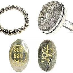 Pyrite Trio Included Natural Pyrite Ring with Adjustable Size Pyrite Zibu Coin and Pyrite Bracelet to Attract Wealth Prosperity for Men and Women-picture-11