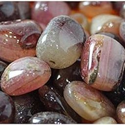Elettra stones for decoration||colour stones||pebbles for decoration|| Smooth Glossy Shiny Aquarium Fish Tank Vase Filler Onyx Stone Pebbles for Garden Home & Landscape Decoration (Natural Maroon, 5 Kg)-13